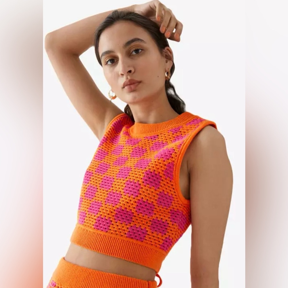 & Other Stories Crocheted Tank Top Women’s Size S